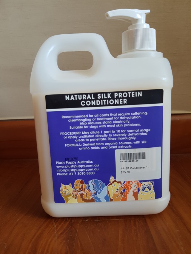 Plush puppy natural shop silk protein conditioner