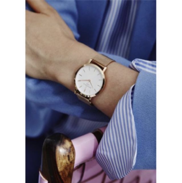 Rosefield The Mercer Rosegold Mesh