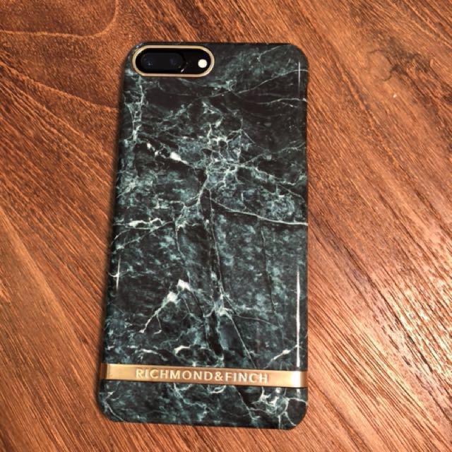 SALE Richmond iPhone Plus Green Marbled Case, Mobile Phones & Gadgets, Mobile & Gadget Other Mobile & Gadget Accessories on Carousell