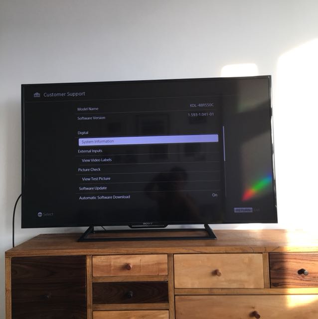 Sony 48 inch TV, TV & Home Appliances, TV & Entertainment, TV on Carousell