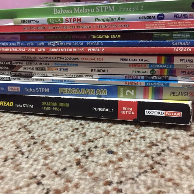 Stpm Sejarah Pengajian Am Bahasa Melayu Penggal 1 Penggal 2 Penggal 3 Books Stationery Books On Carousell