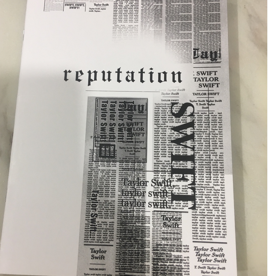 Taylor Swift Reputation Single Line Notebook Books