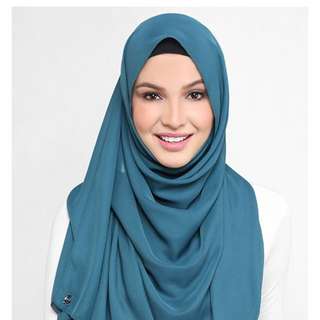 Duckscarves Georgette in Seaweed