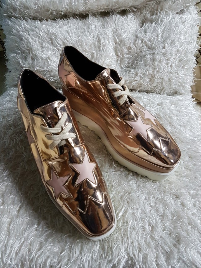stella mccartney rose gold shoes
