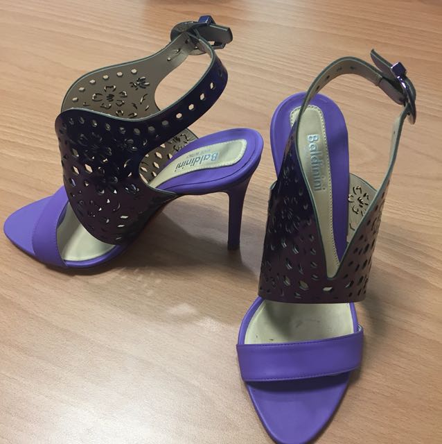 purple heels size 12