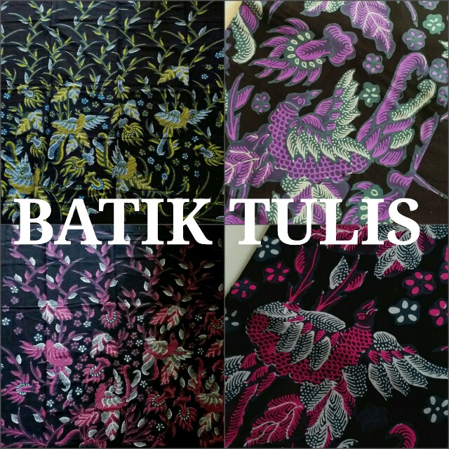 Motif Batik Hitam Kuning - Contoh Motif Batik