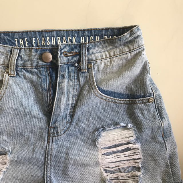 the flashback high rise shorts