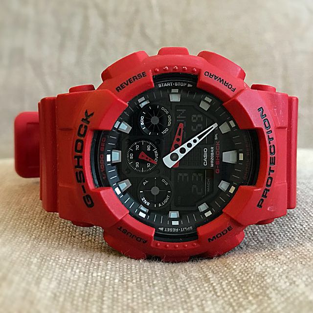 Casio matte red hot sale