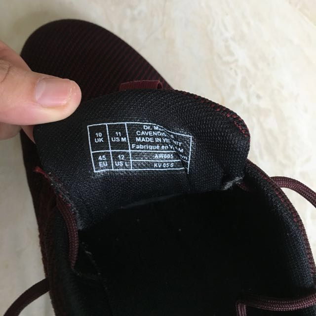 dr martens cavendish knit oxblood