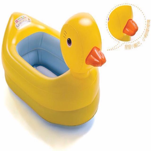 rubber duck inflatable bathtub