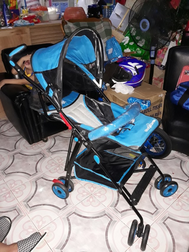 giant carrier stroller blue