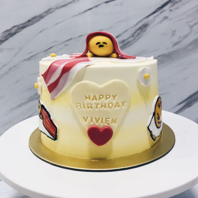 Get Wallpaper Gudetama Customized Cake Food Drinks Baked Goods On Carousell Free HD