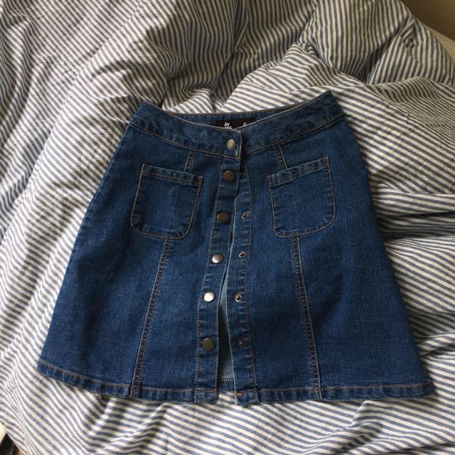 jay jays denim skirt