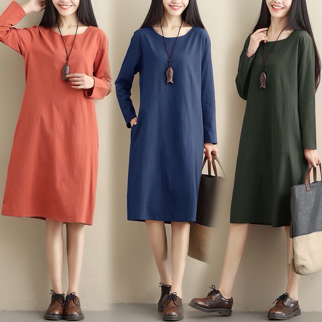 korean loose dress