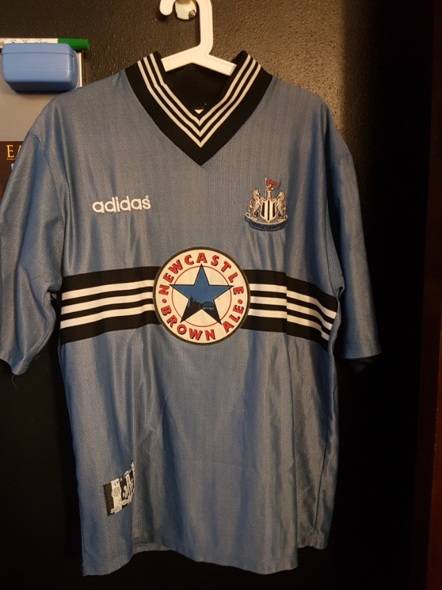 Newcastle United Jersey Retro L Sports Sports Apparel On Carousell