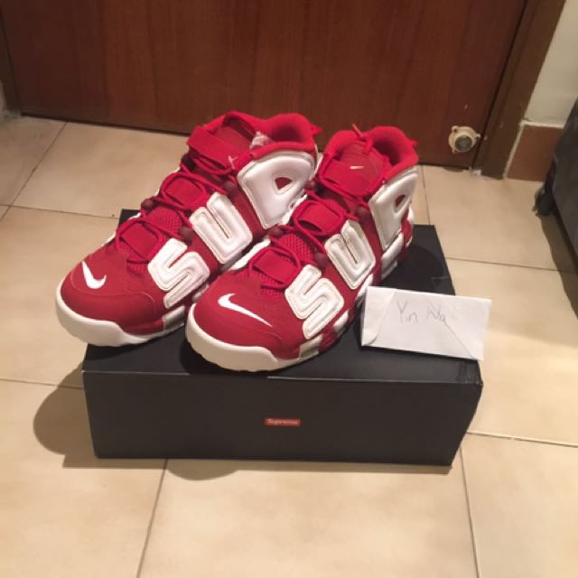uptempo supreme red