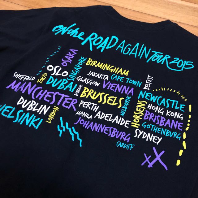 One Direction 2015 On The Road Again Tour T Shirt Music Media Music Accessories On Carousell