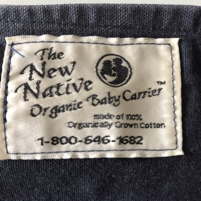 the new native organic baby carrier
