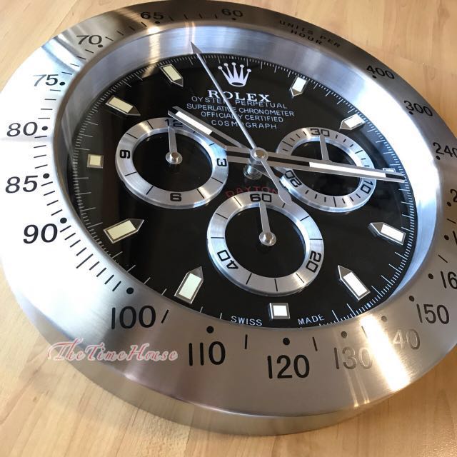 Rolex Daytona Wall Clock, Luxury, Watches on Carousell