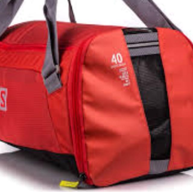 ligevægt ris dobbelt Salomon Sports bags S 40L (Coral Punch) 100% New 未剪牌, 男裝, 運動服裝- Carousell