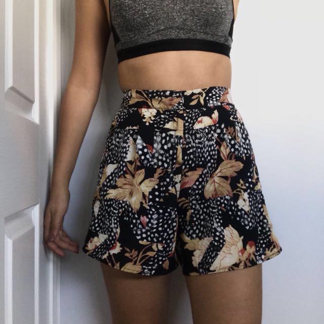 topshop floral shorts