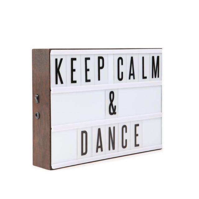 Typo Light Box A3 Big Size Wooden Old Version Design Craft