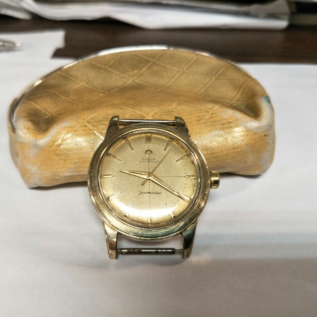 omega gold filled watch