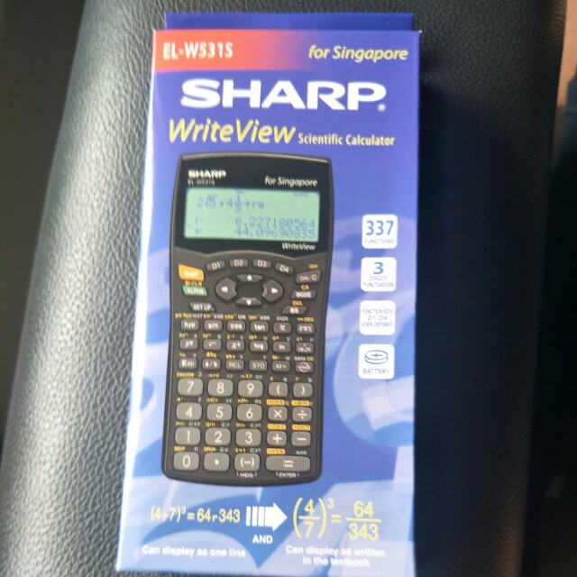 Wts Bnib Sharp Writeview Scientific Calculator El W531s