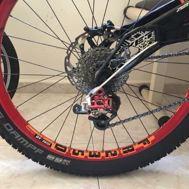 Yeti 303R (Category: Bicycles) located in Cavite. Submitted by technovin (Listing ID 145400700, Image 3). Description: Yeti 303R DH (MSRP $2570) — The single linear rail controls the shock rate in a way that can't be done with links only. On the 3034-DH the linear rail coupled with a single pivot and rate links optimizes the shock rate, lateral stiffness of the frame and keeps the suspension linkage low and within the confines of the frame. This 