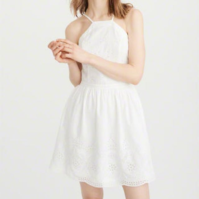 Abercrombie \u0026 Fitch White Eyelet Dress 