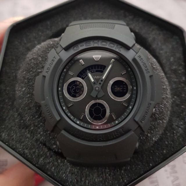 Authentic Brand New Casio G Shock Stealth Matte Black Men S Watch Aw 591bb 1a Aw 591bb 1 Aw591bb 1 Men S Fashion Watches On Carousell