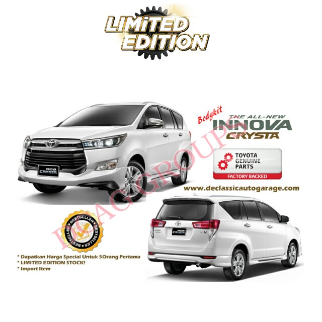 Bodykit Toyota Innova Reborn Type Crysta Auto Accessories On