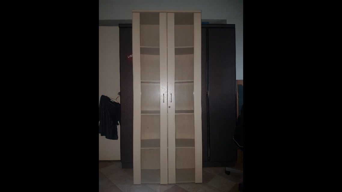 Bookshelf With Lock Doors 2 Keys Included Furniture Shelves