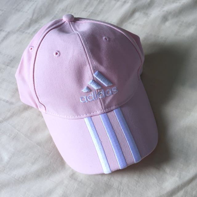 baby pink baseball cap