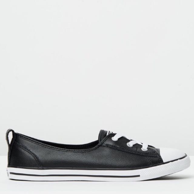 converse ballet lace leather