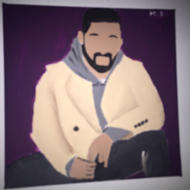 Drake Canvas Painting Design Craft Artwork On Carousell