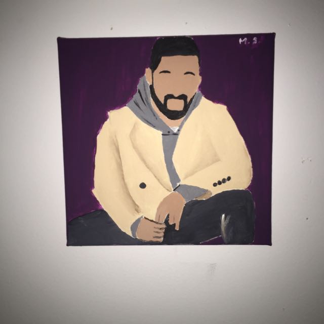 Drake Canvas Painting Design Craft Artwork On Carousell