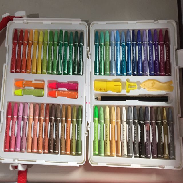 Faber Castell Crayon Oil Pastel 60 Warna Books Stationery