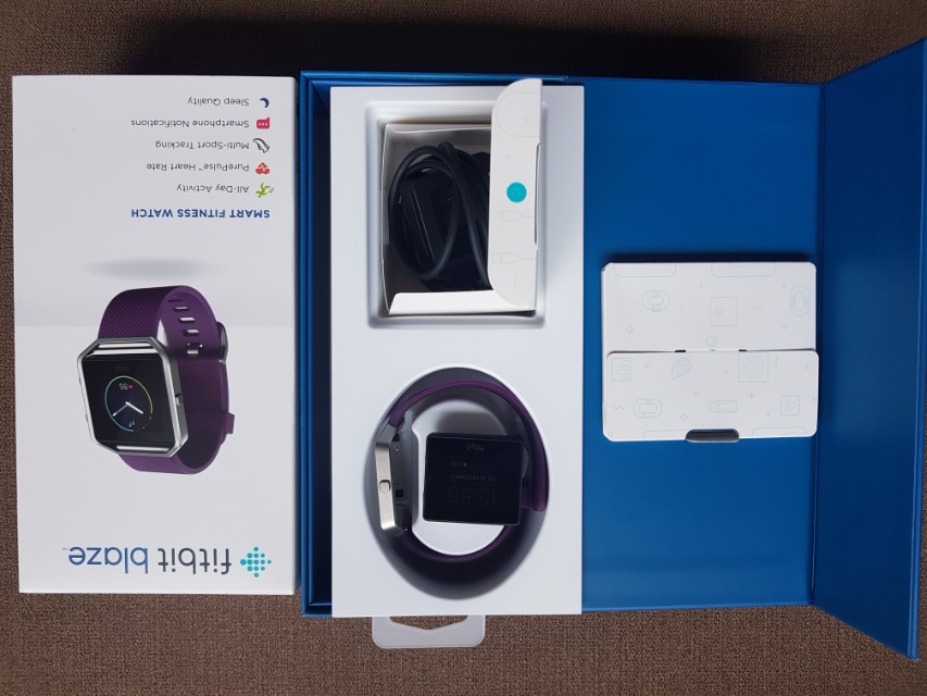 Fitbit Blaze Small Size Plum Colour Complete With Box Computers Tech Parts Accessories Other Accessories On Carousell