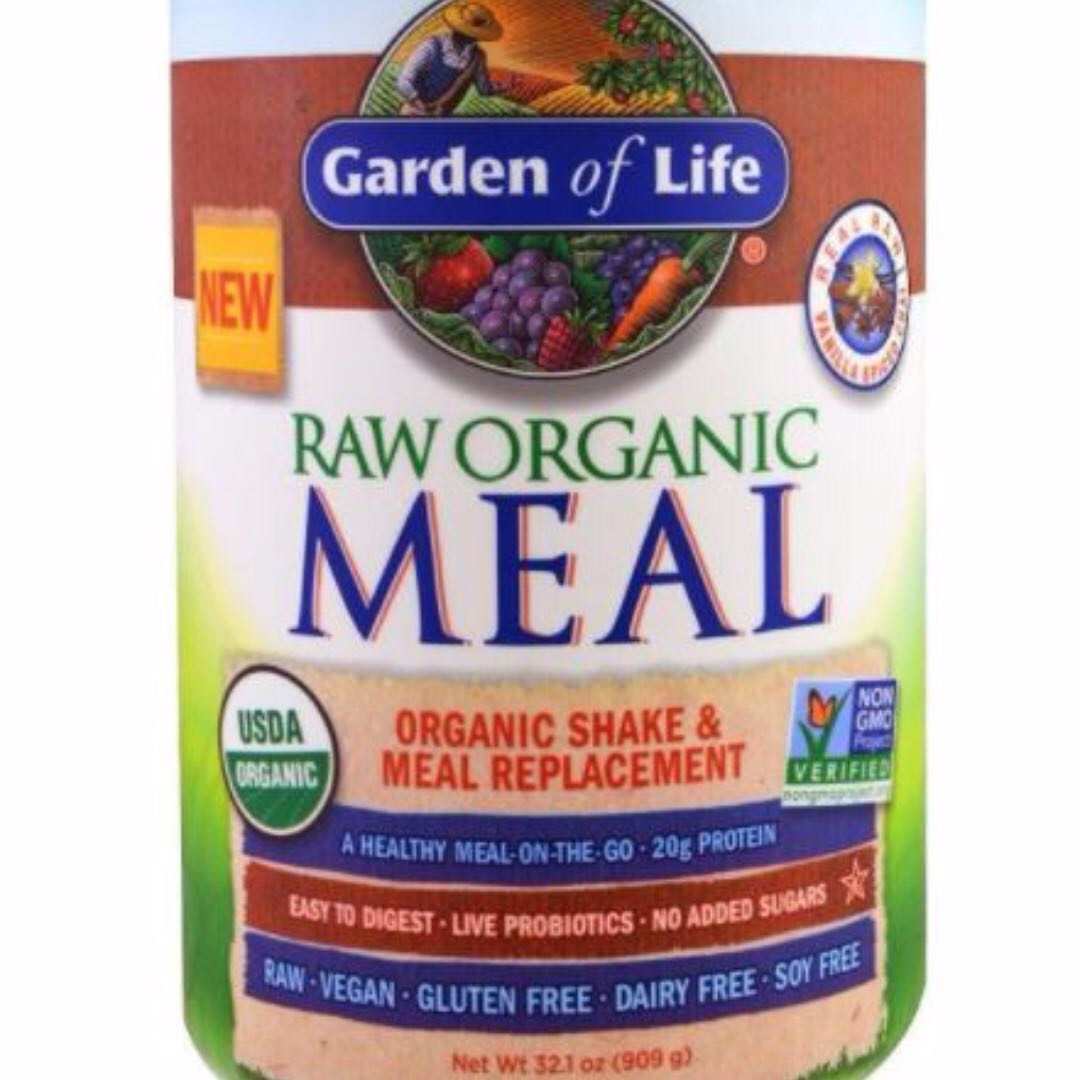 Free Garden Of Life Raw Meal Organic Shake And Meal Replacement