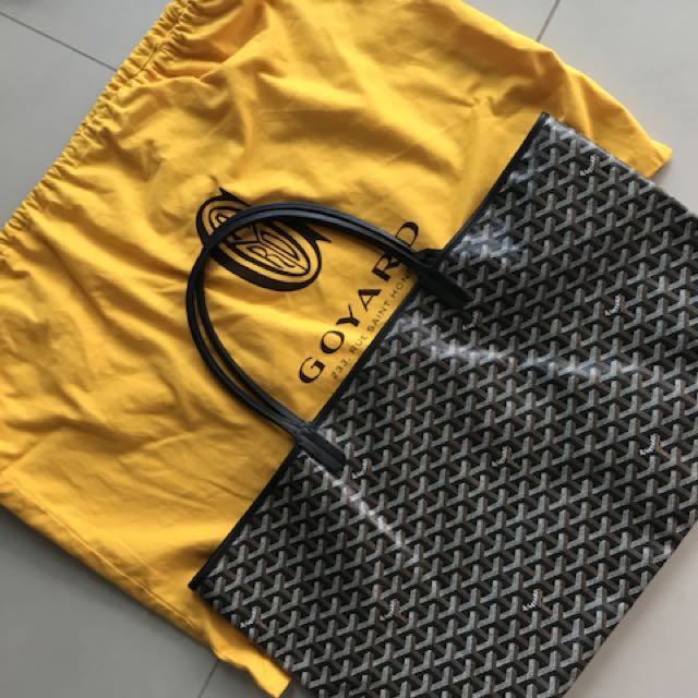 Goyard St. Louis Tote classic color black GM Luxury Bags