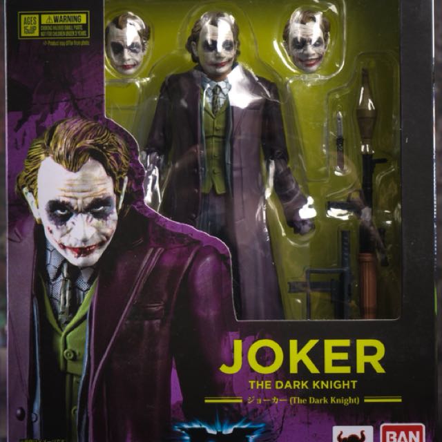 Joker Dark Knight Heath Ledger Shf Bandai Hobbies And Toys Toys And Games On Carousell