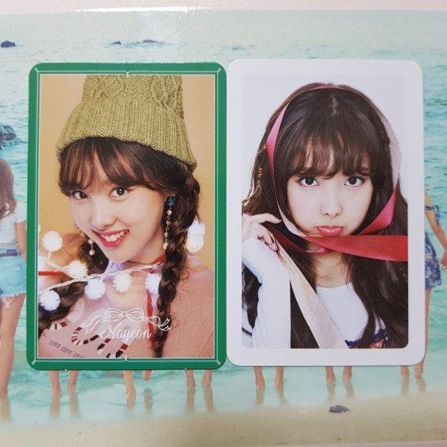 Nayeon Photocards Twice Merry Happy Twicetagram Hobbies Toys Memorabilia Collectibles K Wave On Carousell