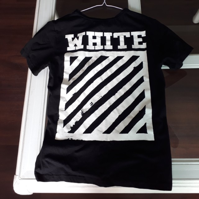 Off white brushed sales diagonals tee