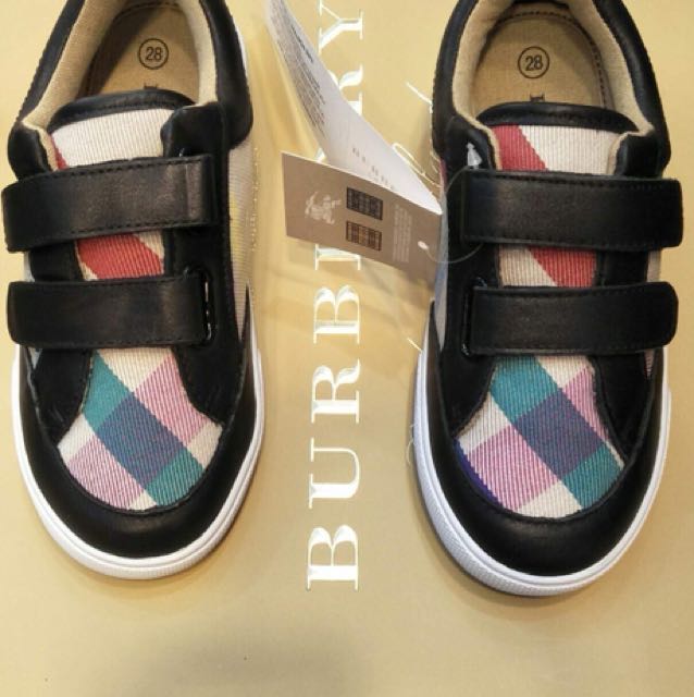 burberry sneakers kids yellow