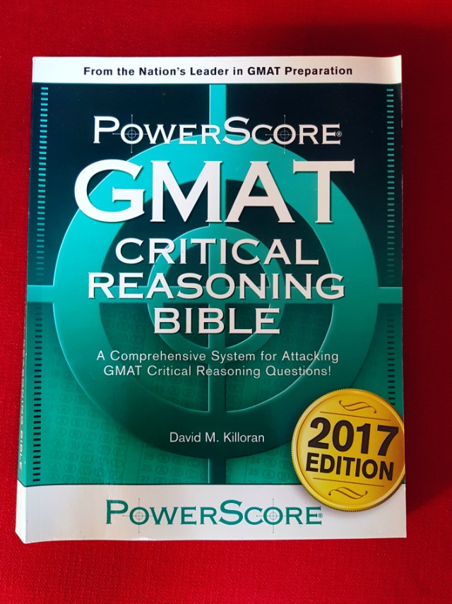 Powerscore Gmat Critical Reasoning Bible Books Stationery