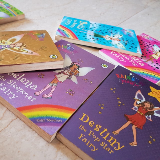rainbow magic (Category: Children's Books) located in Singapore. Submitted by art3decor (Listing ID 145599698, Image 3). Description: first row - $1.50 Second row - $3 buy all for $15 pages a bit yellowish but overall still in good condition.
