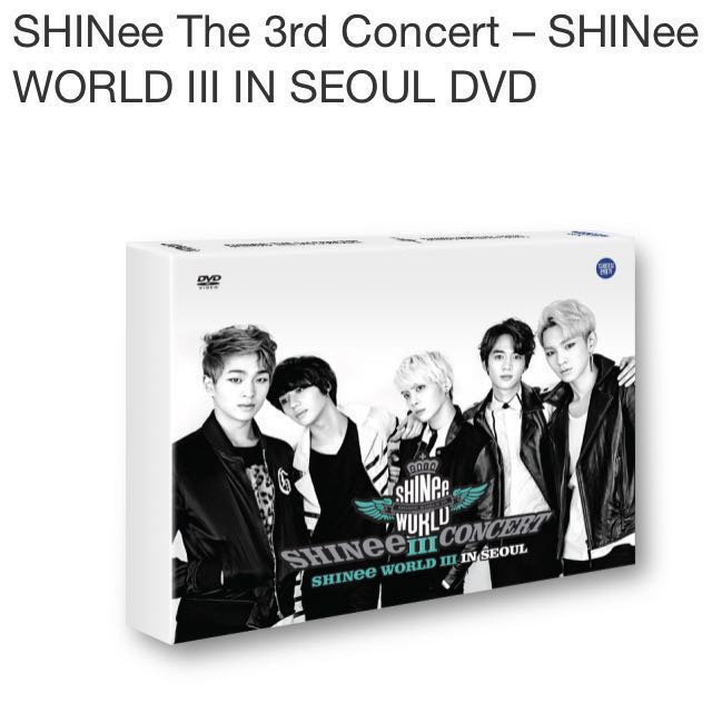 SHINee WORLD Ⅲ in Seoul DVD - ブルーレイ