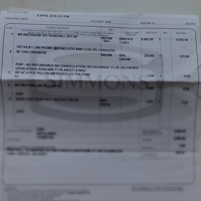 Simmons Beautyrest Recharge King Long, Furniture & Home Living