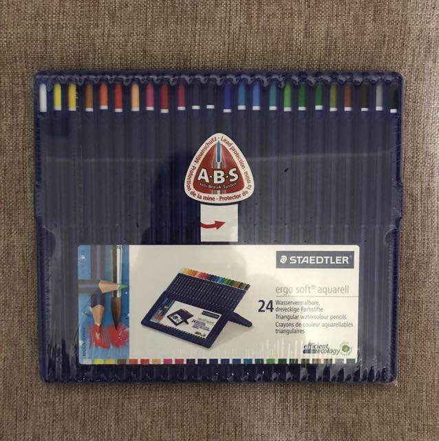 Staedtler Ergo Soft Aquarell 156 Premium Quality 24 Triangular